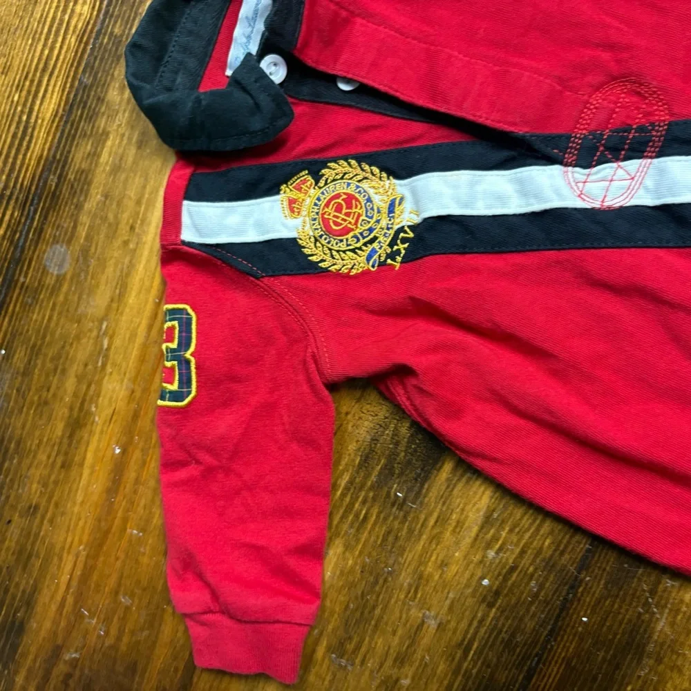 Ralph Lauren Red Long Sleeve One Piece Outfit Size‎ 3 Months
